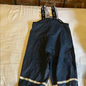 Polarn O. Pyret Navy Overalls with White Straps